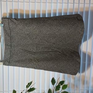 Merona black tweed flare skirt size 8